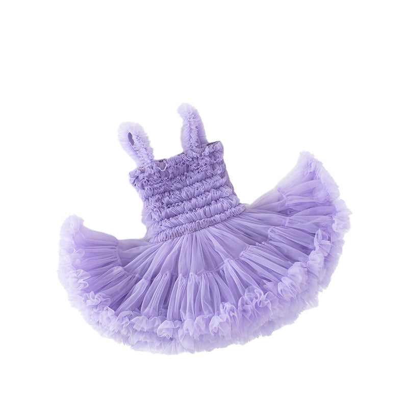 Siamese Tutu Dress Light Purple